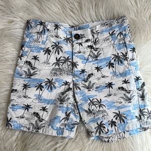 Janie & Jack Tropical Island Print Shorts Toddler Boys